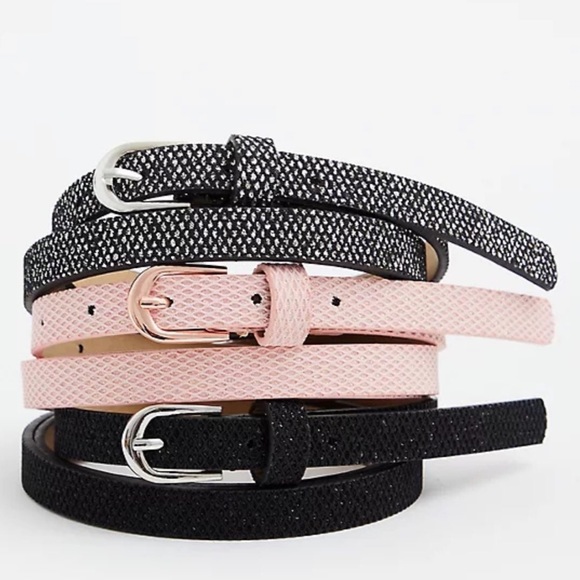 torrid Accessories - Torrid Faux Leather Skinny Belt Pack Size: 2X